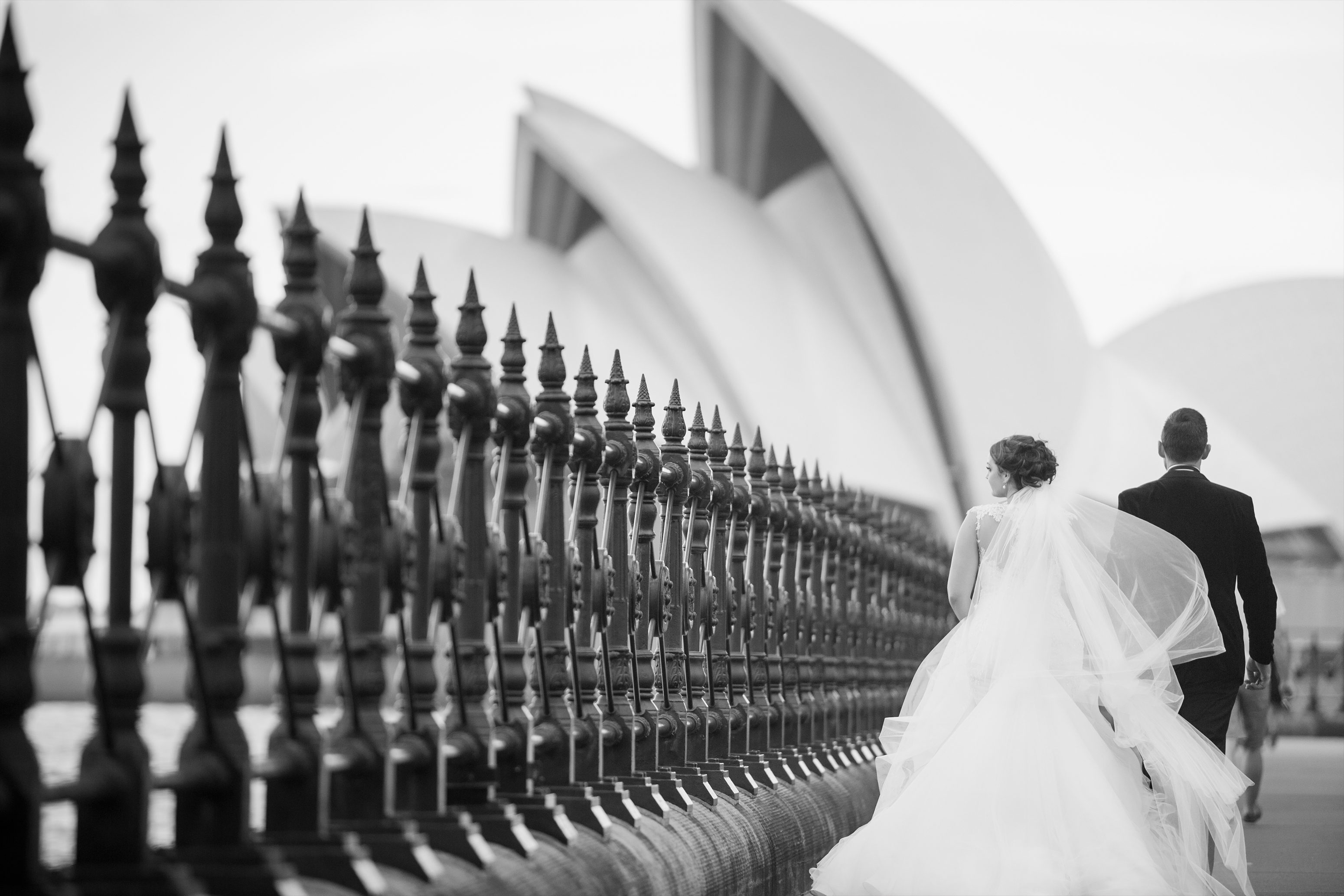 Wedding Photoshoot in Luna Park Sydney