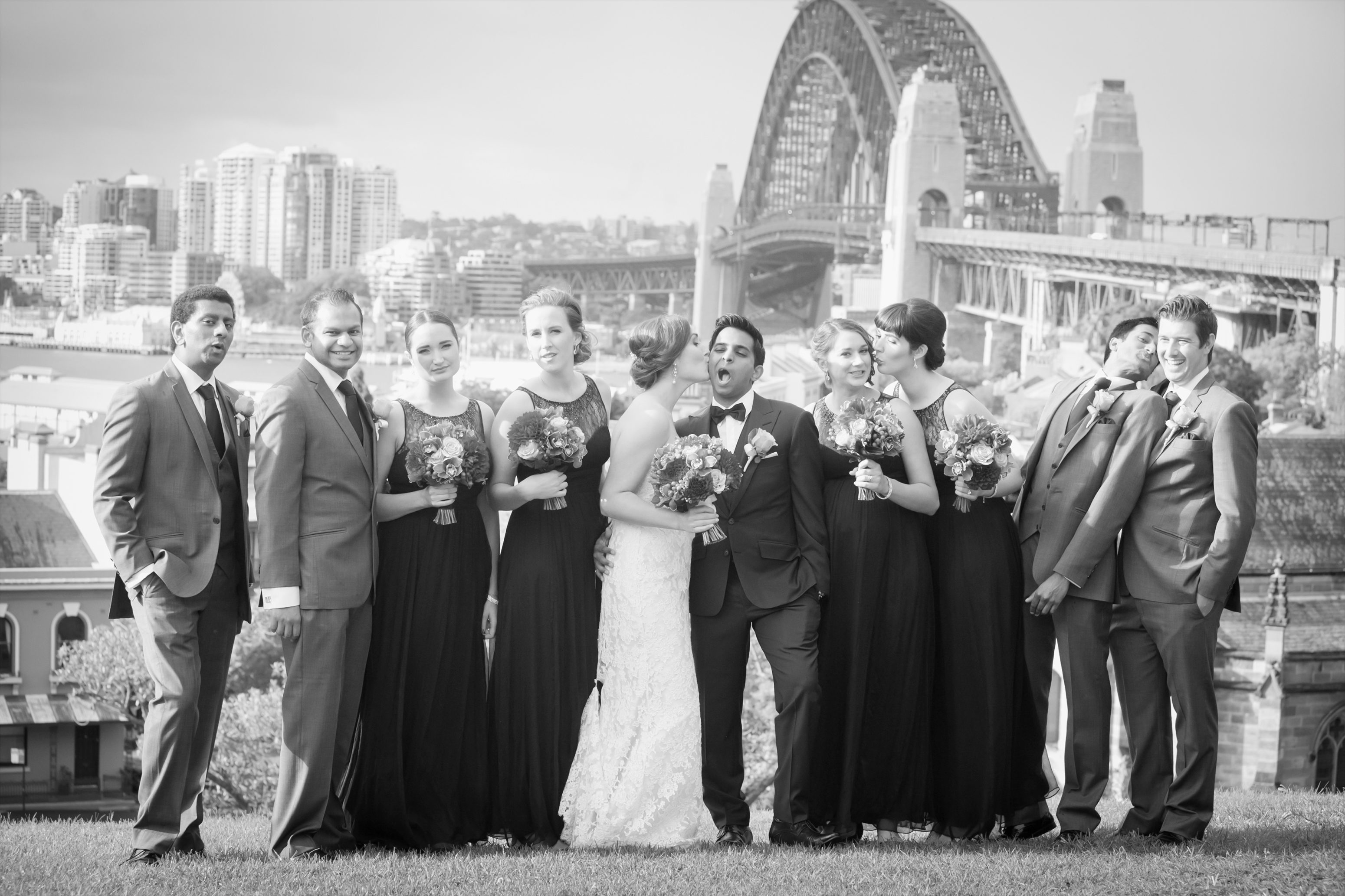 Wedding Photoshoot in Sergeants Mess Chowder Bay Australia