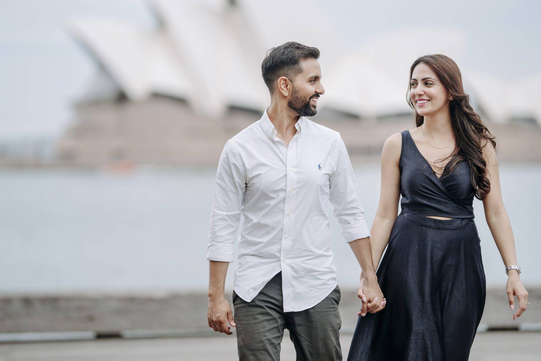 Sabrina and Abhishek Pre-Wedding Session with Sydney Opera House Background