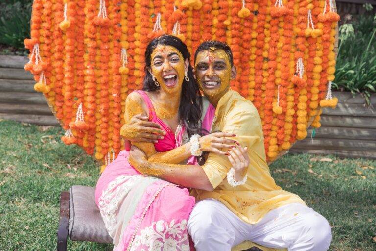 Joyous Traditional Haldi Frame